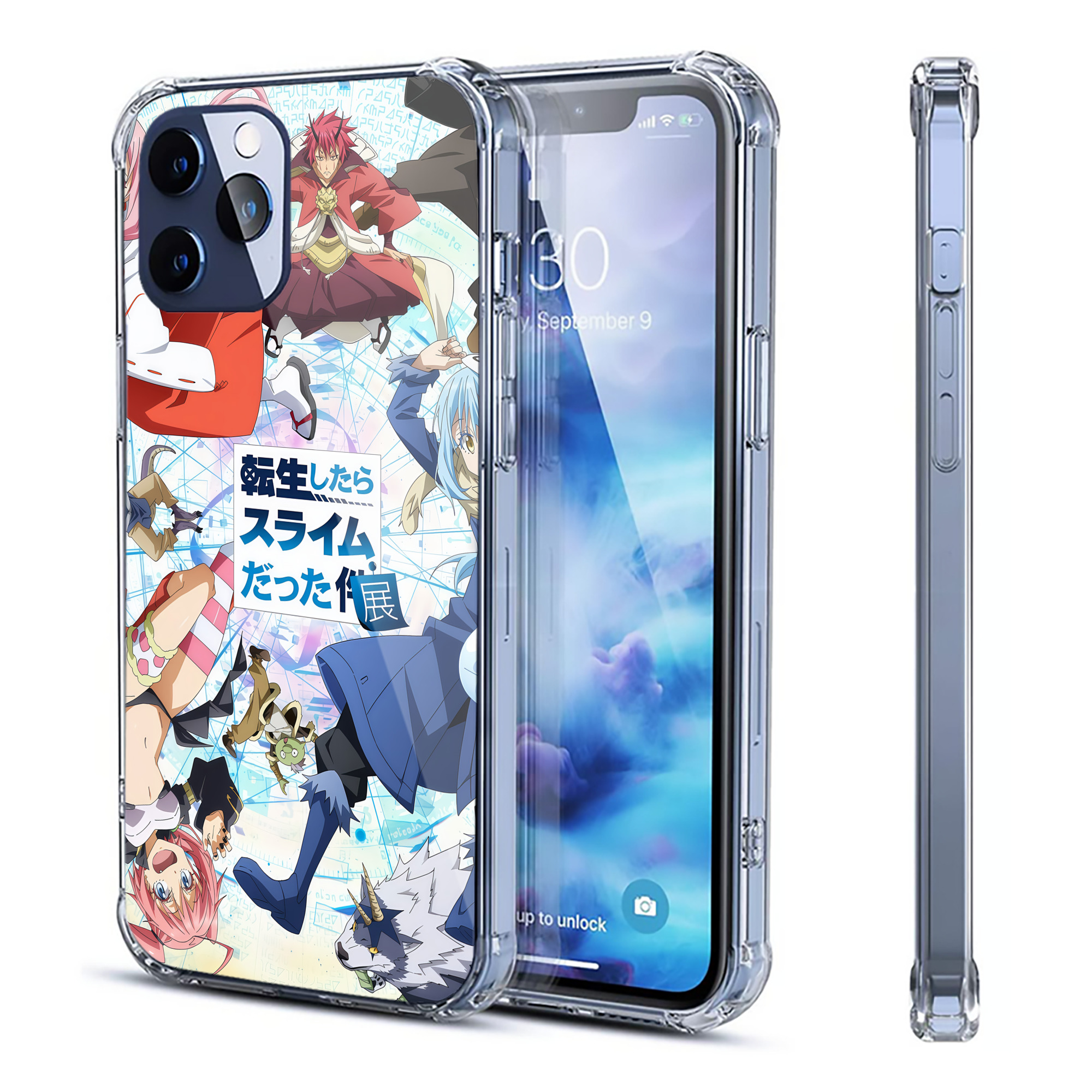（画像用） 転スラ Regarding Reincarnated to Slime 【iPhone 12シリーズ対応】透明スマホケース（クリアソフトケース）